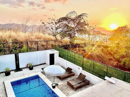 Brand new luxury 3-bedroom 3-bathroom home features  Pool, AC, WIFI, near beach 