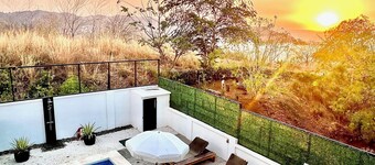 Brand new luxury 3-bedroom 3-bathroom home features  Pool, AC, WIFI, near beach 