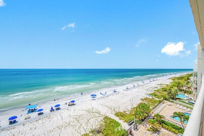 💦Sea Gate 505- Gulf Front- Balcony- Pool -Grill 💦