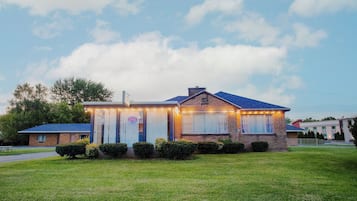 Front of property – evening/night