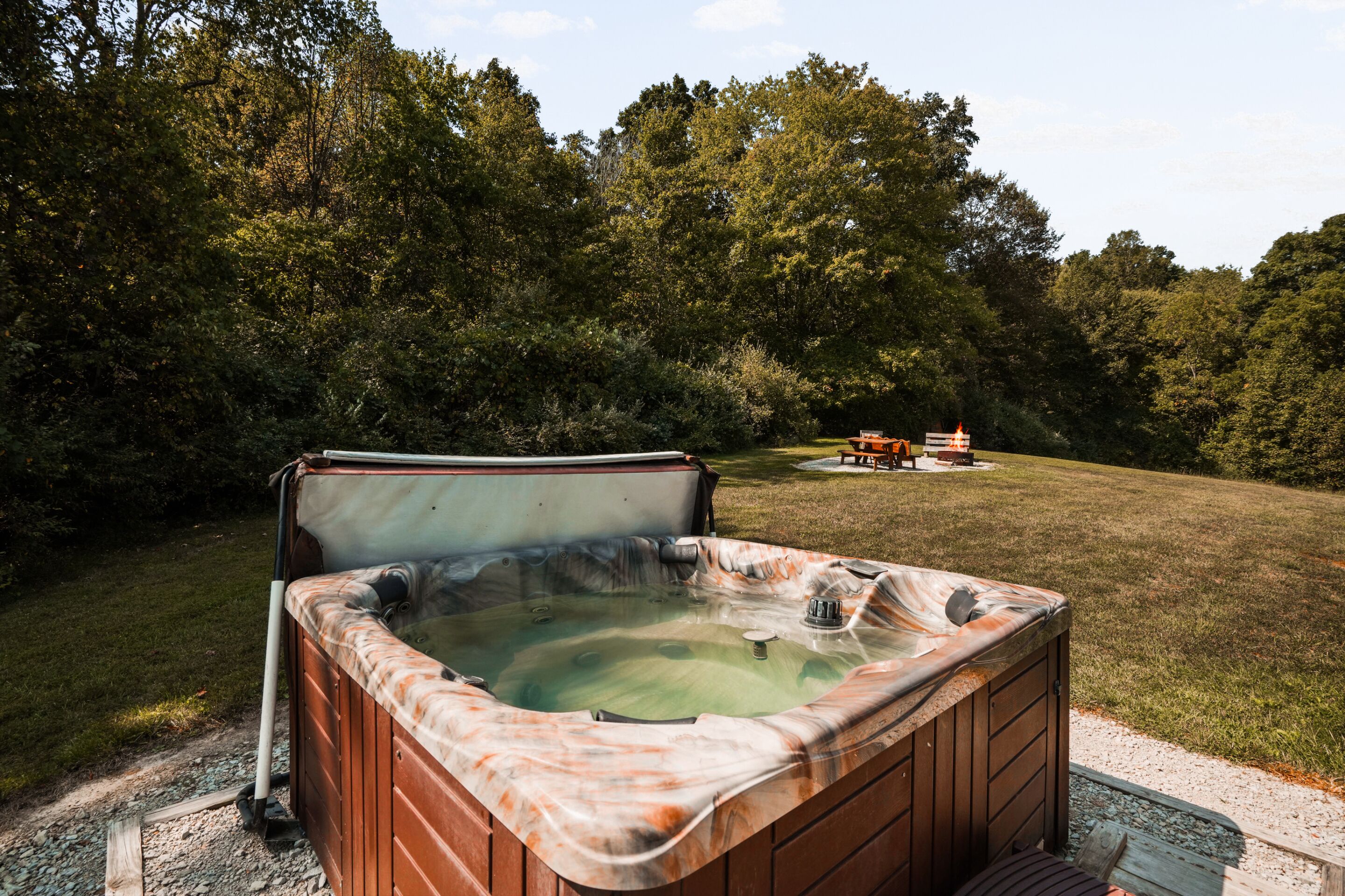 Bain à remous extérieur