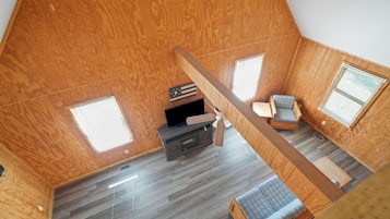 Fireplace, DVD player