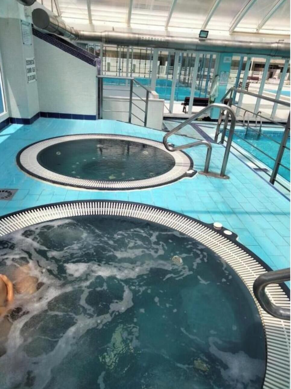 Indoor pool, a heated pool