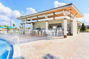 Outdoor dining - Dream Estate | 8BR Villa with Pool & Spa (Davenport)