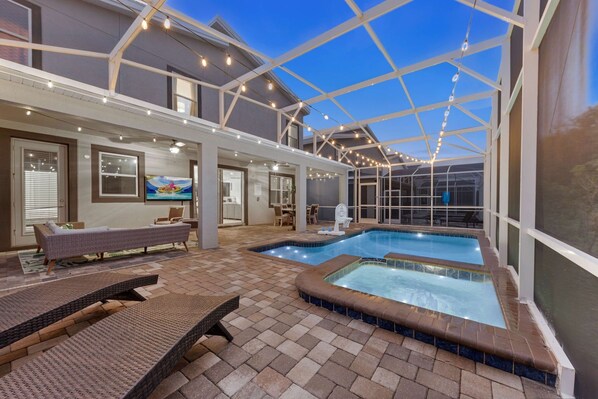 Pool - Dream Estate | 8BR Villa with Pool & Spa (Davenport)