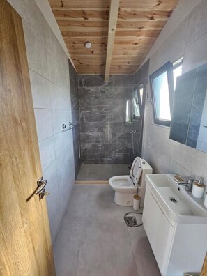 Towels, soap, toilet paper