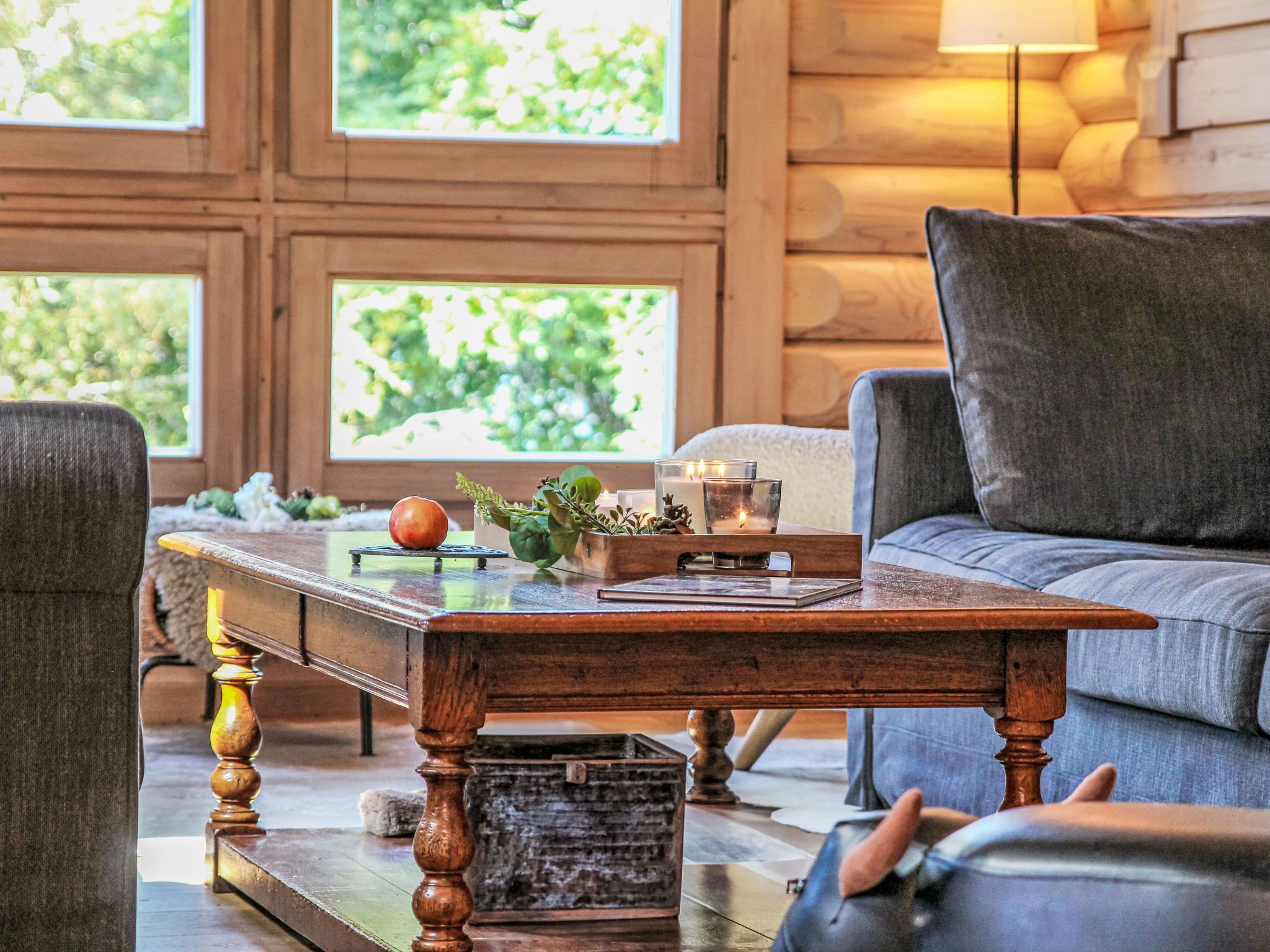 Télévision, cheminée