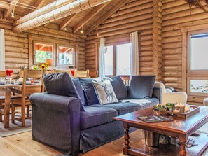 Fernseher, Kamin