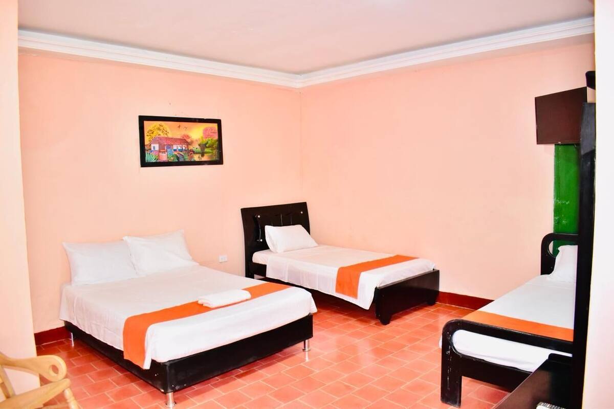 Family Triple Room, Garden View | 1 bedroom, free WiFi