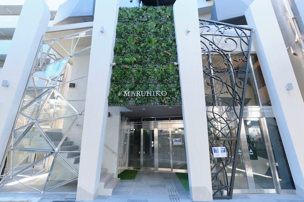 Voorkant van accommodatie