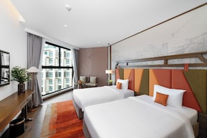 Deluxe Twin Room, Garden View | Hypo-allergenic bedding, Select Comfort beds, minibar, in-room safe - Apec Mandala Mui Ne by Dolphin Hospitality (Phan Thiet)