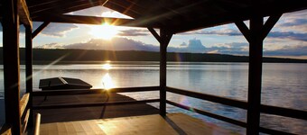 Sunset View Waterfront Home in the heart of Seneca Lake Wine Trail with Hot Tub