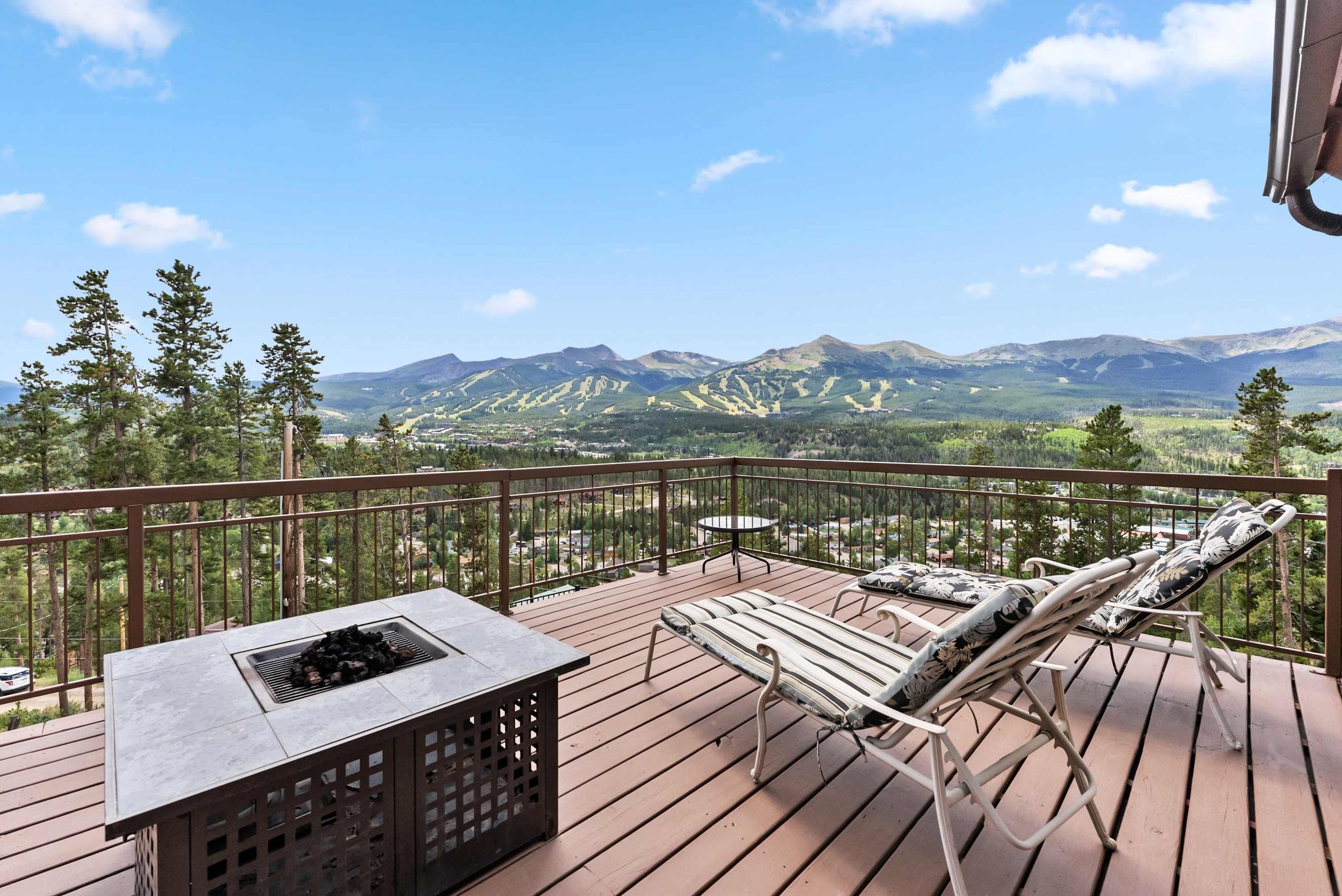 Breck Mountain Retreat w/ 2 Decks & Stunning Views
