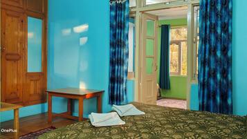 Family Double or Twin Room, Valley View | Premium bedding, down comforters, memory foam beds, desk