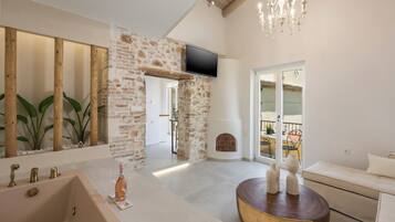 Studio Suite Deluxe, quang cảnh thành phố | Bồn tắm spa riêng