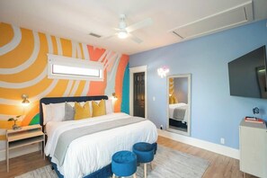 4 soverom, strykejern/-brett, reiseseng for barn og wi-fi