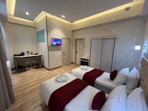 Caja de seguridad en la habitación, cortinas blackout y wifi gratis