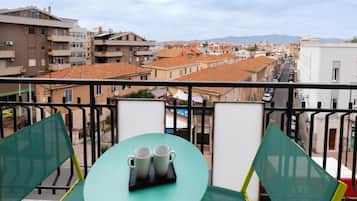 Luxury Double or Twin Room, Balcony, City View | Terrace/patio