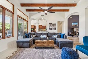 Smart TV, fireplace, offices