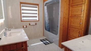 Hair dryer, toilet paper