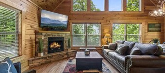 Cabin w/Pool Table, Arcade Games, & Private Hot Tub