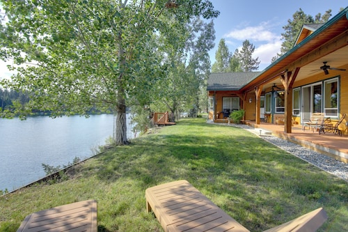 Clark Fork Riverfront Home w/ Dock!