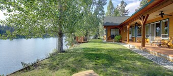 Clark Fork Riverfront Home w/ Dock!