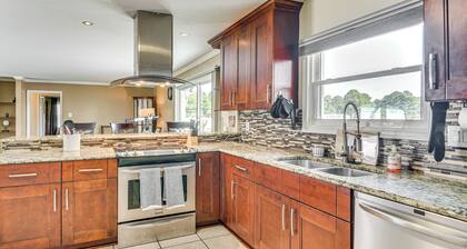 Luxe Lakefront Portsmouth Home: Fish, Swim & Play!