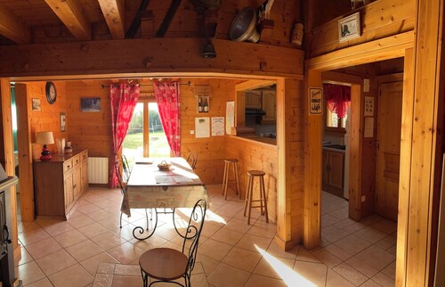 Chalet au coeur d'une nature verdoyante au calme - Gîte de France 3 épis