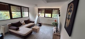 Living area - Like in a "TREE HOUSE" apartment (Skopje)