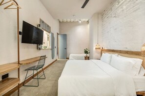 1 chambre, bureau, Wi-Fi, draps fournis