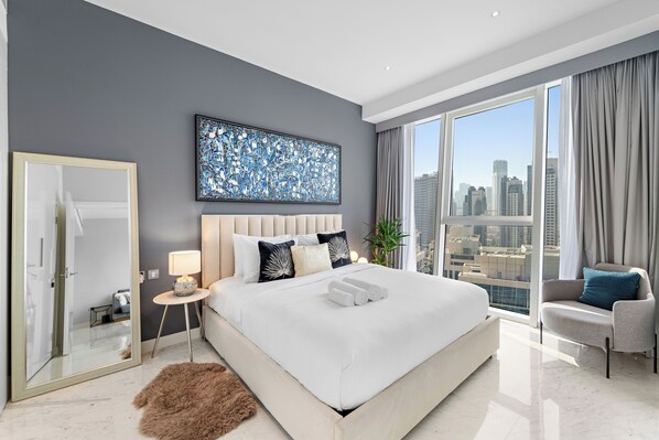 1 bedroom, in-room safe, iron/ironing board, WiFi - The Pad 1BR w/Pool & Gym

 (Dubai)