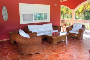 Terrace/patio - Tropical Paradise Retreat in Las Terrenas (El Limon)