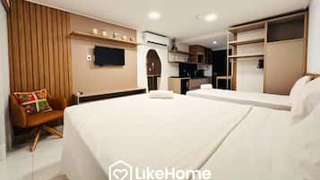 WiFi (free), individually furnished, bed sheets