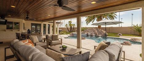 Una piscina climatizada