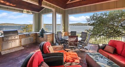 Sunset Manor- with a DOCK & HOT TUB!