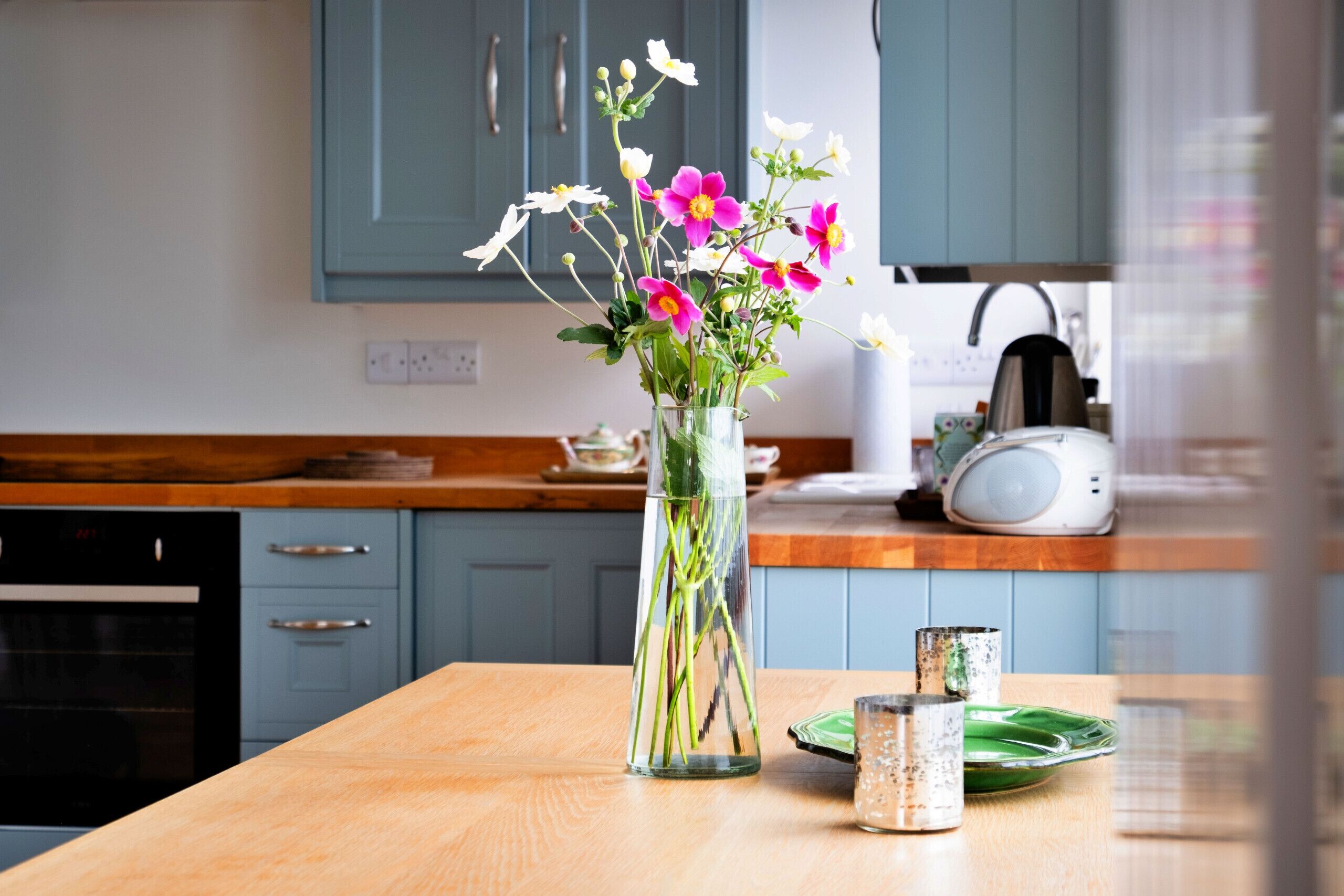 Fridge, oven, dishwasher, electric kettle