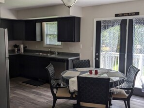 Dining - Loop Haven is an awesome place to stay. (Madisonville)