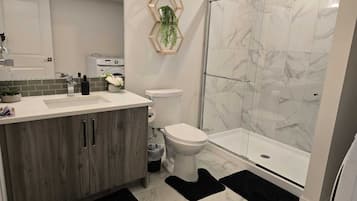 Towels, soap, toilet paper