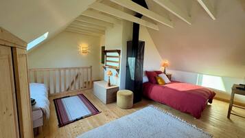 1 chambre, fer et planche Ă repasser, Wi-Fi gratuit, draps fournis