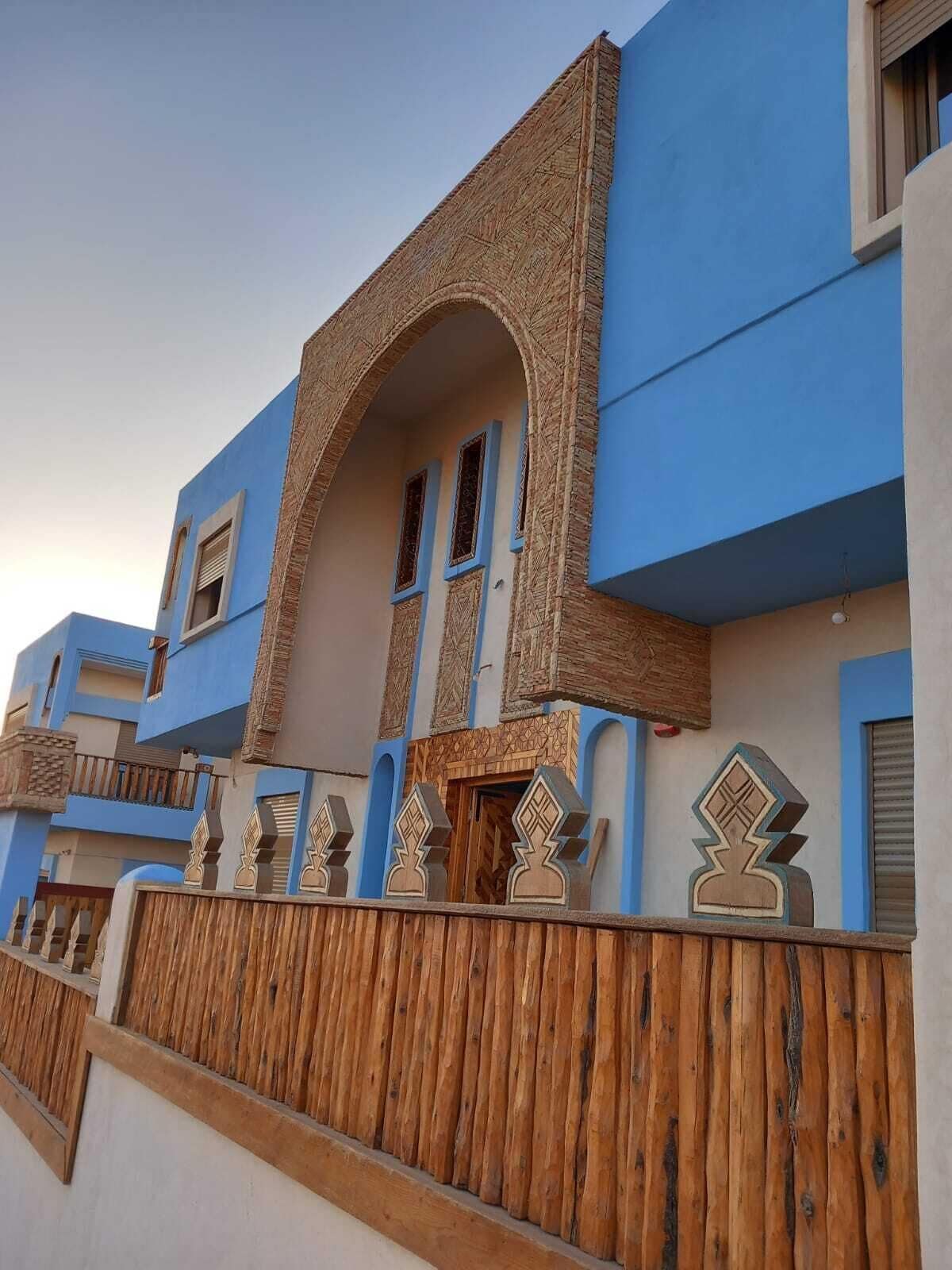 Façade de l’hébergement