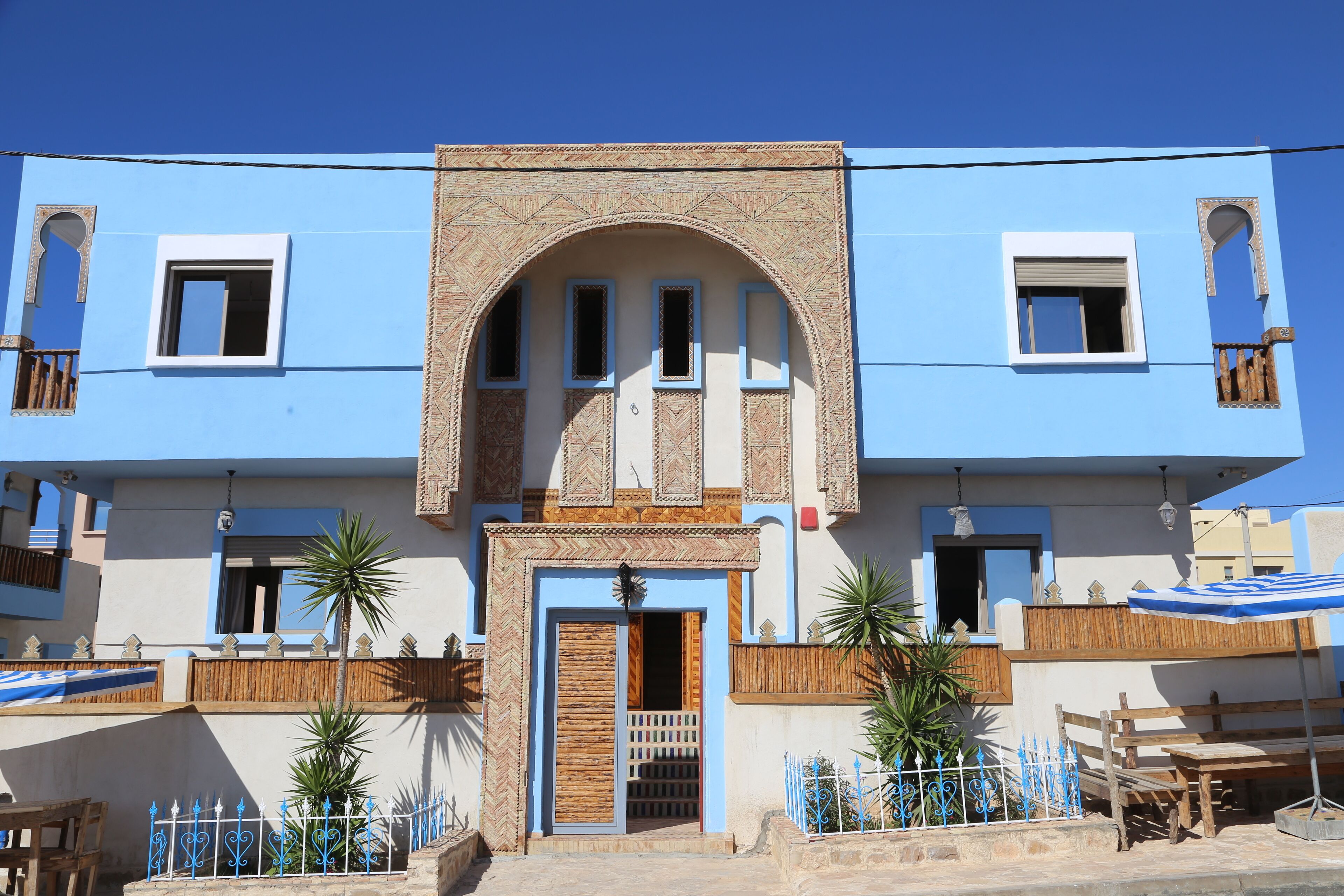 Façade de l’hébergement