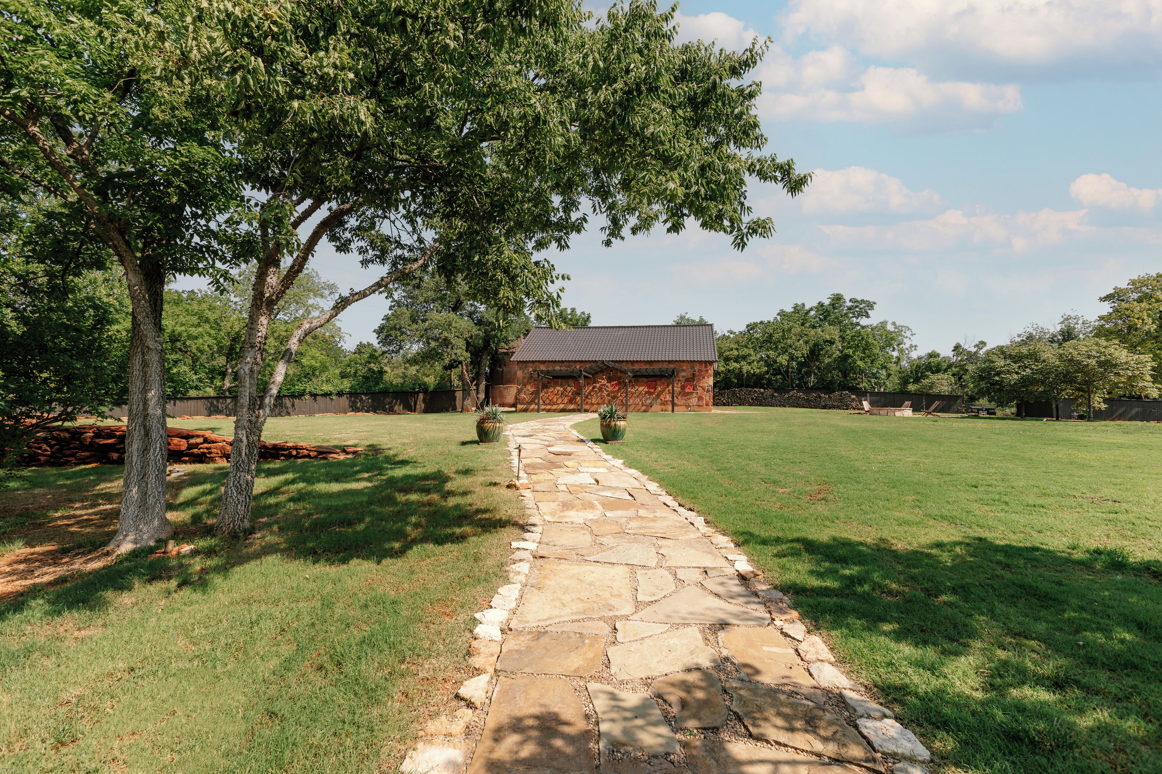 Enceinte de l’hébergement