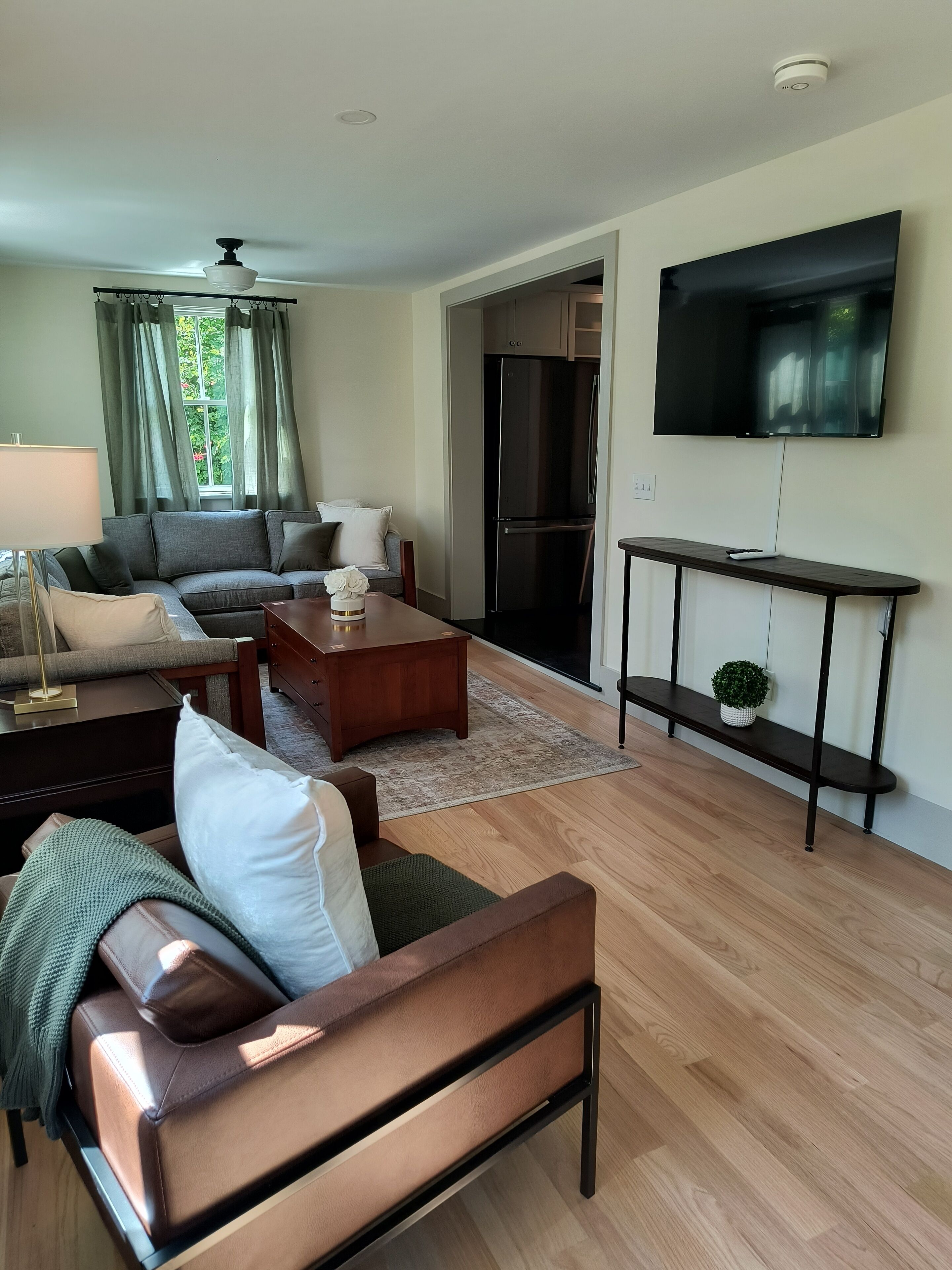 Brand-New 3-bedroom apartment with WiFi, AC in downtown Stockbridge