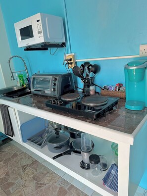 Microwave, stovetop