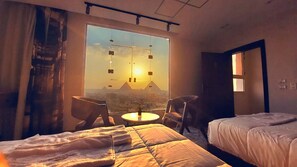 Deluxe Twin Room, Mountain View | Soundproofing, free WiFi - Pyramids Skyline Hotel Cairo (Giza)