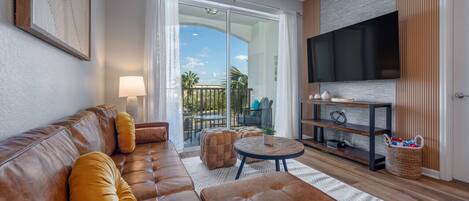 TV connectée, cheminée