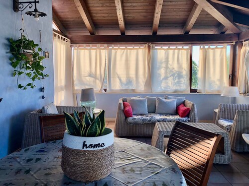 Villa 'La Casa Del Vento Plemmirio' mit Meerblick, Wi-Fi und Klimaanlage