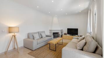 Fernseher, Kamin
