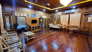 Family Chalet (With Boat Transfer) | Living area
